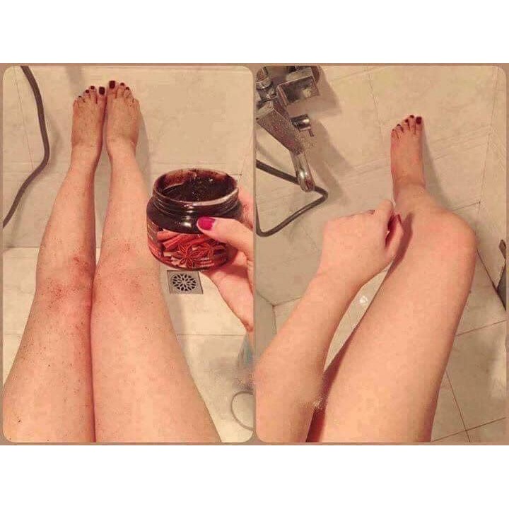 Tẩy da chết body quế hồi