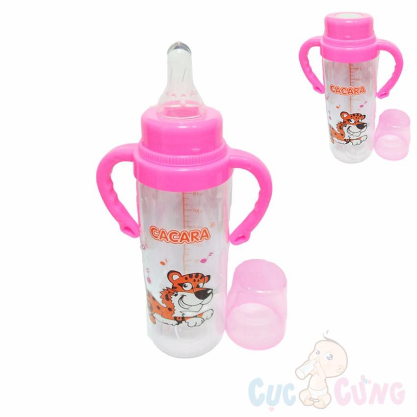Bình sữa có tay cầm Cacara/ Jumi 240ml hàng Việt Nam