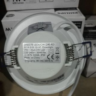 Đèn âm trần led DN027B LED 6 (7W)/6W ) RD 90 PHILIP