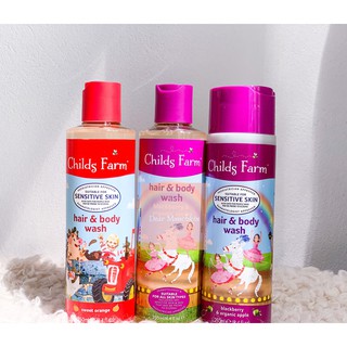 Sữa tắm gội Childs Farm organic hương hoa quả cho bé từ sơ sinh 250ml