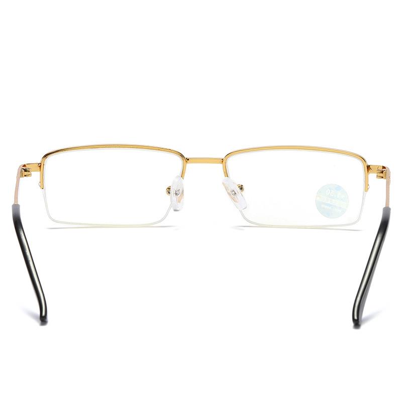 Kính đọc sách chống tia xanh mới gọng kim loại HD cho nam +1.00/+1.50/+2.00/+2.50/+3.00/+3.50/+4.00