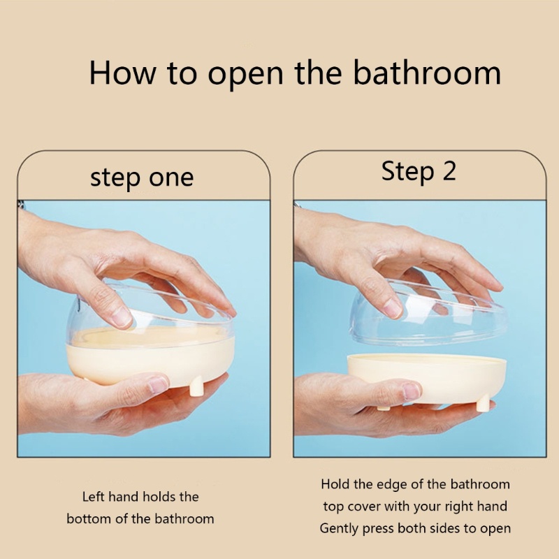 Bồn Tắm Cho Chuột Hamster Trong Suốt Chống Văng Nước Tiện Dụng