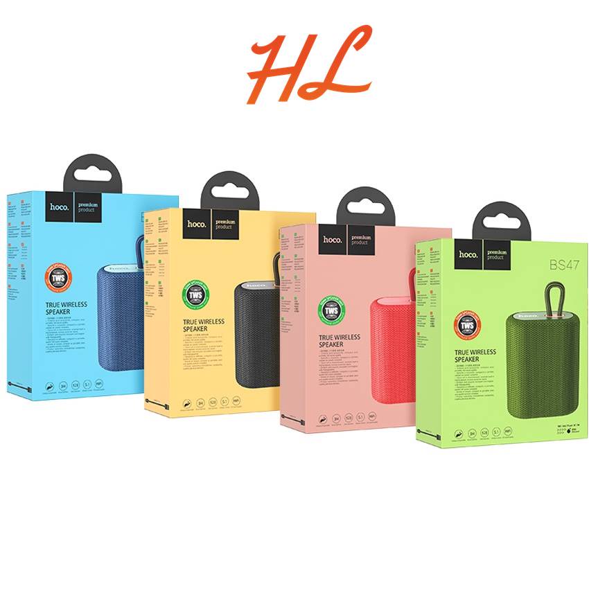 Loa Bluetooth Hoco BS47 Có Khe Cắm Thẻ Nhớ - Hàng Chính Hãng  - Hưng Long PC