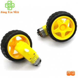 Động cơ giảm tốc vàng chế xe mô hình