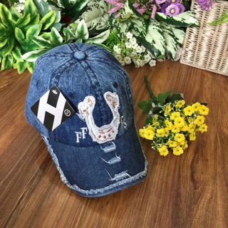 Nón kết vải jean cho nam và nữ - nón lưỡi trai jean xanh
