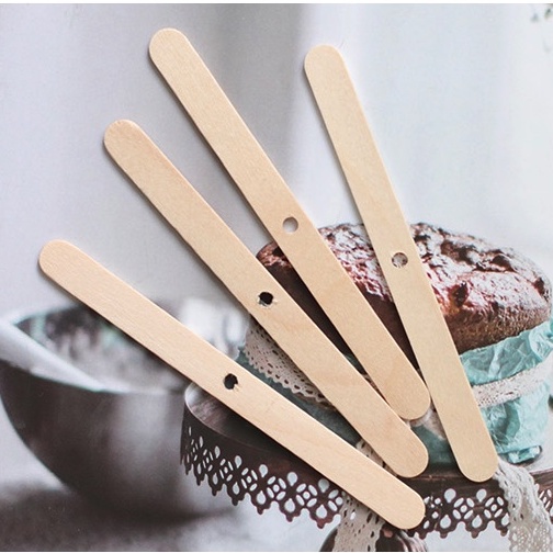 Thanh gỗ giữ tim nến thân thiện môi trường, kích thước 1 x 11,4 cm - SCENTED