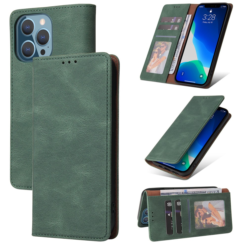 Ốp Lưng Điện Thoại Dạng Ví Da Lật Dành Cho iPhone 7 8 Plus XR XS Max 11 12 13 Pro Max