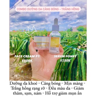 COMPO FACE P1 + SERUM HA ( CHÍNH HÃNG ) PONRY