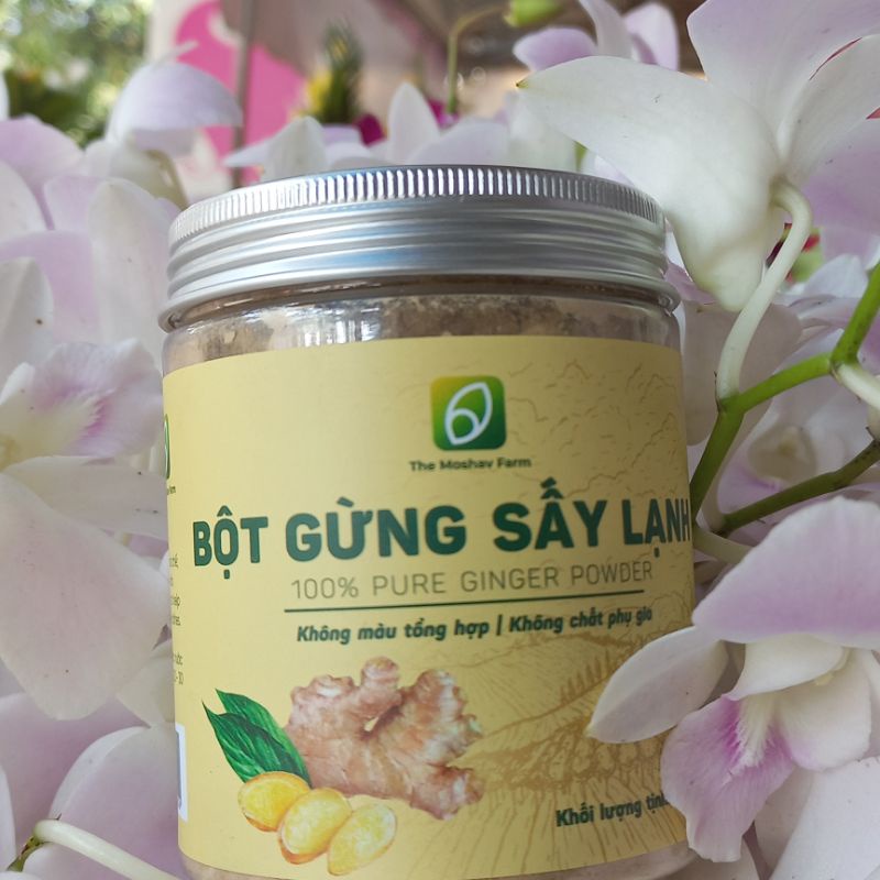 Bột gừng thơm nồng-sấy lanh-MOshav FArm