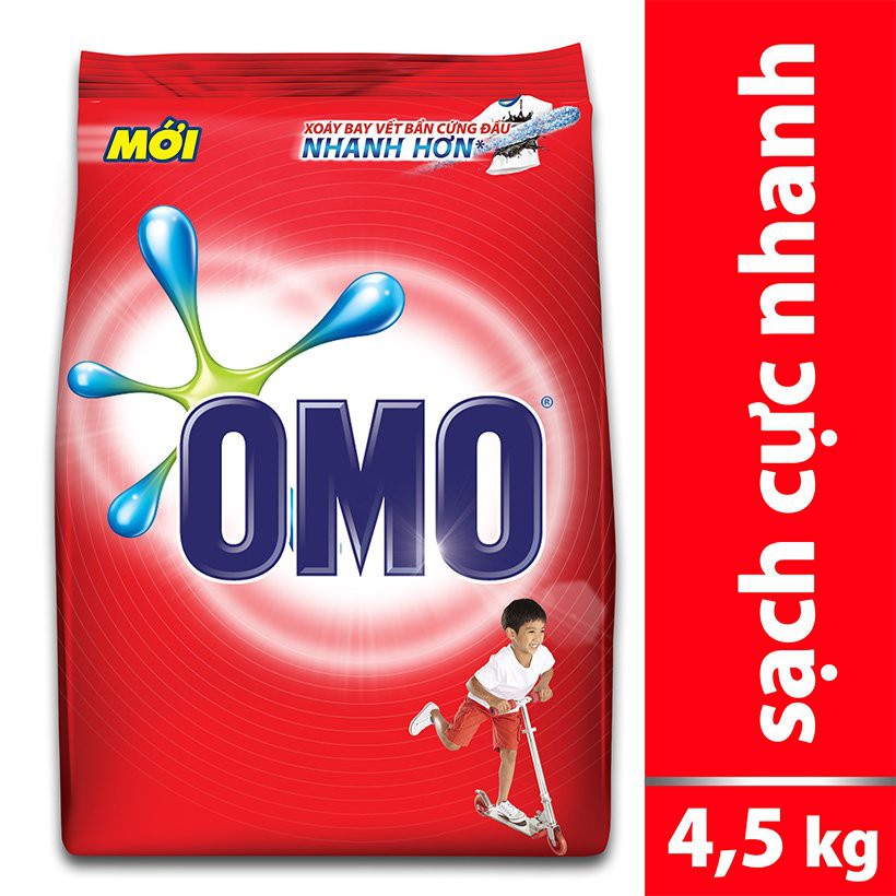 Bột Giặt OMO đỏ 4,5kg/ vàng 4,1kg trong phân loại