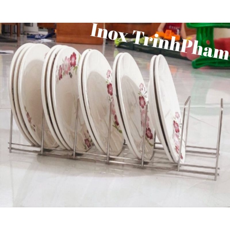 Kệ Inox Loại Lớn gác chén đĩa, thớt, nắp nồi.. ráo nước, sắp xếp gọn gàng, tiện nghi cho ngăn bếp