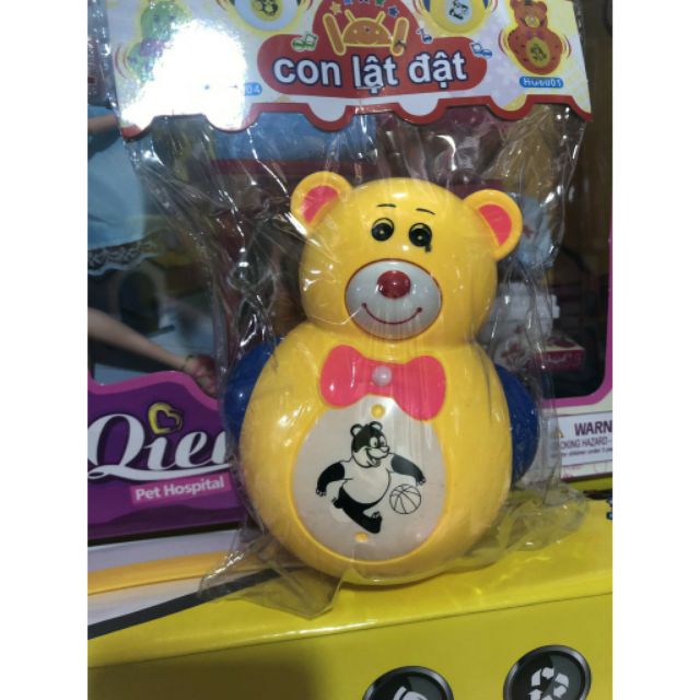 《HCM》Lật đật Gấu , Hổ , Ong loại lớn có đèn , nhạc , sẳn pin