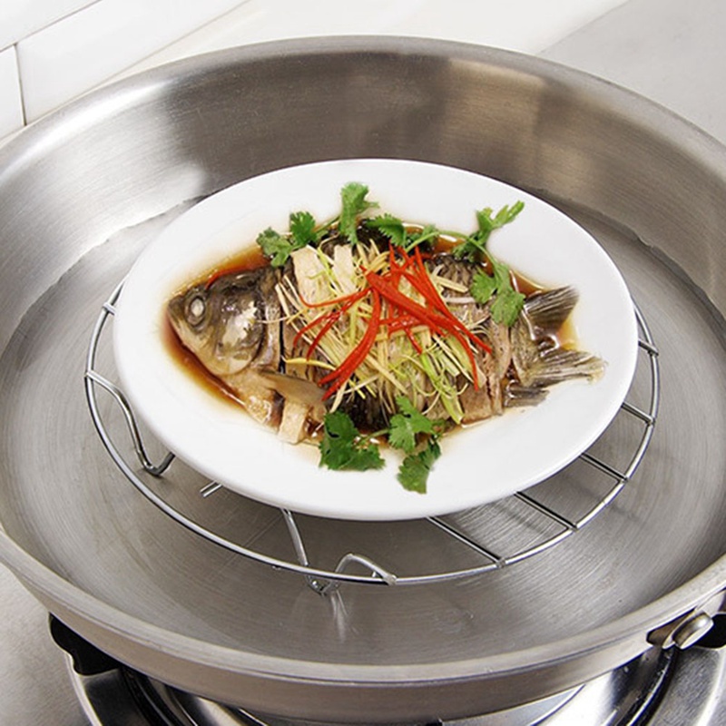 Giá Hấp Bằng Thép Không Gỉ Hình Tròn Tiện Dụng Cho Nhà Bếp