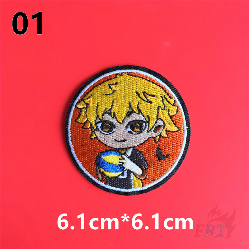 ☸ Miếng Dán Ủi Quần Áo Hình Anime Haikyuu ☸ 1 Miếng Dán Ủi Lên Quần Áo Hình Huy Hiệu