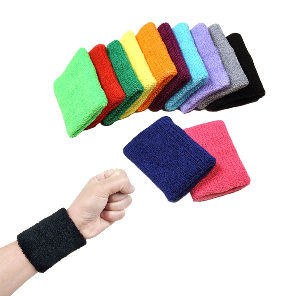 Vòng Tay Cotton Thể Thao Giữ Ẩm Vận Động Thể Thao Thấm Mồ Hôi Cho Nam Và Nữ