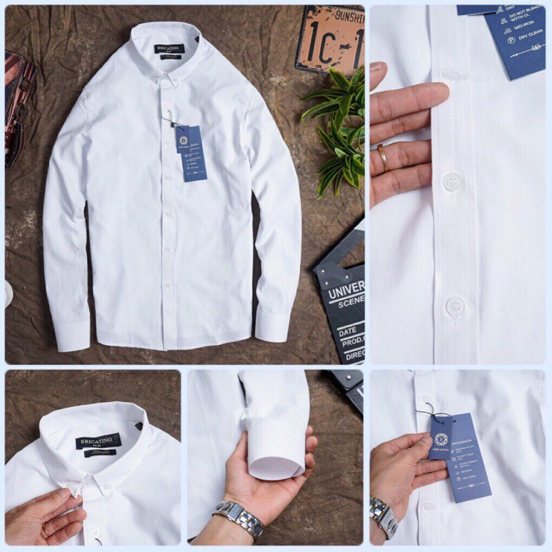 Áo sơ mi nam cao cấp dài tay l Kiểu Dáng Công Sở Chất Cotton Lụa Mịn - OMAN | BigBuy360 - bigbuy360.vn