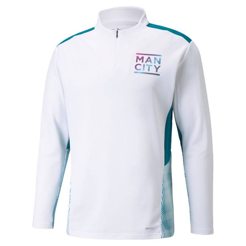 Áo thun thể thao Manchester City Jersey giữ ấm trước khi huấn luyện kích thước lớn cho unisex