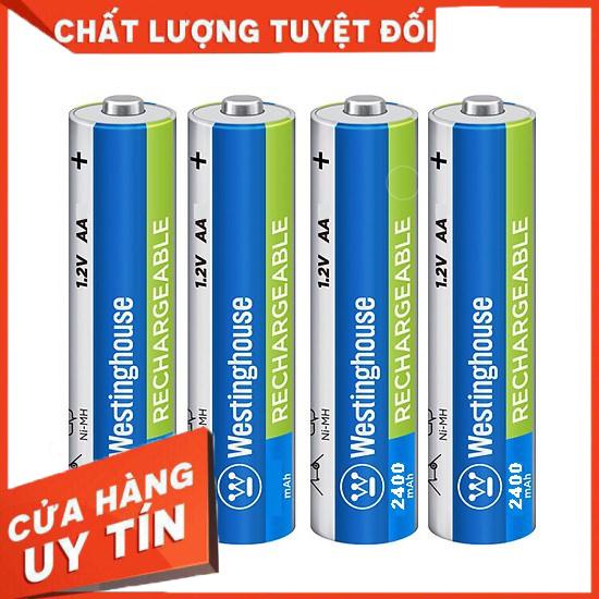 PIN SẠC 2A/AA WESTINGHOUSE 2400mah- vĩ 4 viên