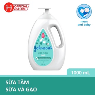 Sữa Tắm chứa Sữa và Gạo Johnson’s baby 1000ml Loại Mới