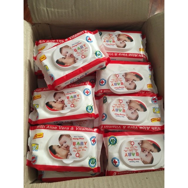 Combo3 bịch giấy ướt baby thiên phúc 