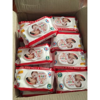 Combo3 bịch giấy ướt baby thiên phúc 