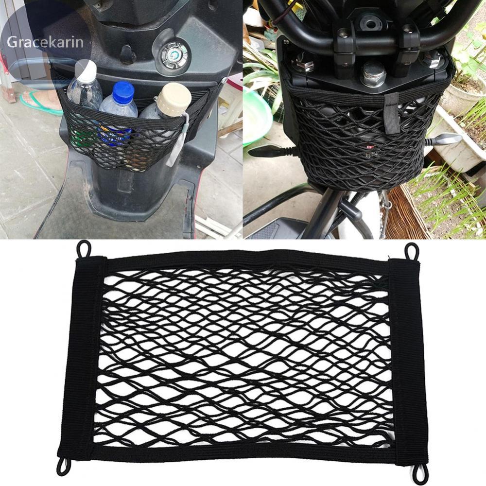 Túi lưới đựng đồ đa năng gắn xe đạp/ xe máy