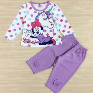 Bộ tay dài bé gái Mickey size đại