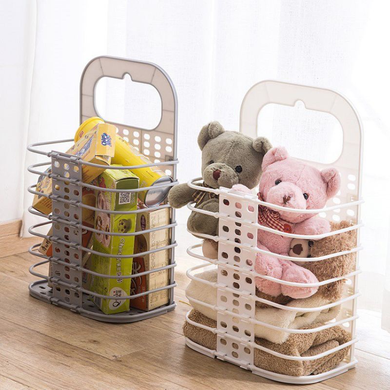 Giỏ đựng đồ gấp gọn thông minh Việt Nhật 3379 tặng móc dính