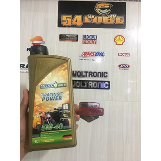 (Có quà tặng) (Có chiết lẻ) Nhớt German Gold Racing Power 5w-40 1L