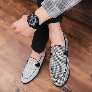 Elegant and elegant mesh patterned men's loafers