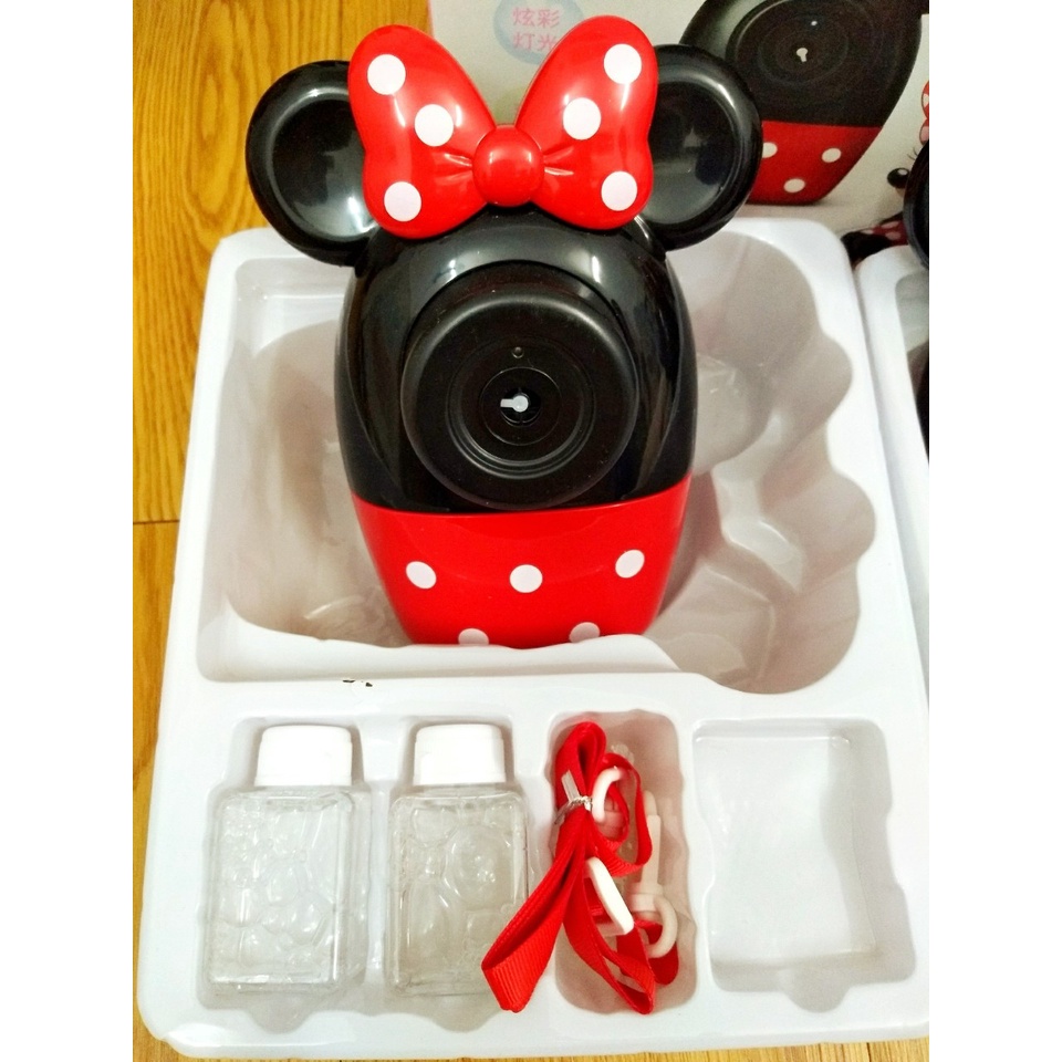 Đồ Chơi Cho Bé, Đồ Chơi Máy Ảnh Thổi Bong Bóng Hình MICKEY Có Nhạc Dễ Thương Cho Bé