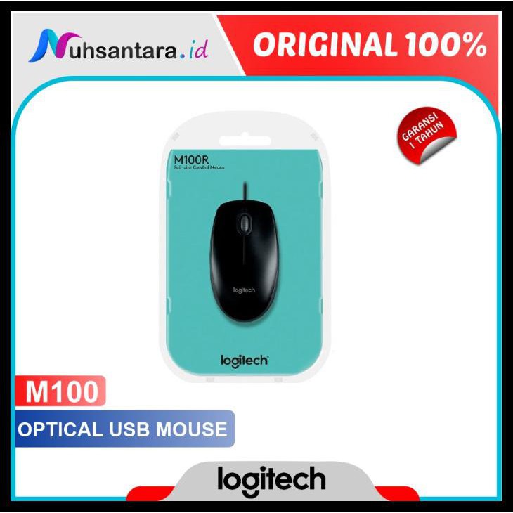 Chuột Máy Tính Có Dây Logitech M100 M100R Akl491