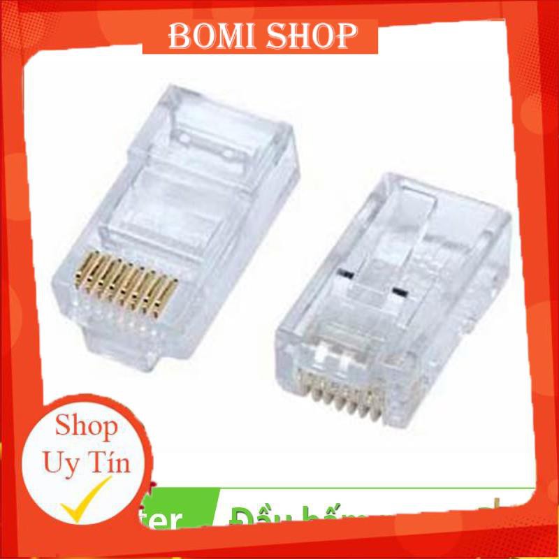 Hàng Chính Hãng_ Hạt Mạng AMP Rj45 Hộp 100 Chiếc loại tốt