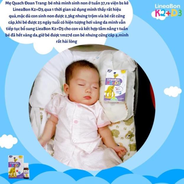 [100% Hàng Auth] LineaBon  K2+D3 - Bổ sung vitamin K2 D3 drops Tăng cường hấp thu canxi tối đa (Lọ 10ml) | Thế Giới Skin Care