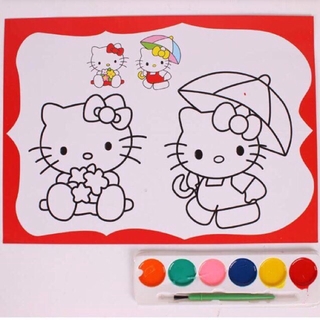 30 tranh tô màu nước cho bé