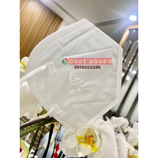 50 CÁI KHẨU TRANG N95 5LỚP ANTI VMASK HOÀNG HOA ĐÀ