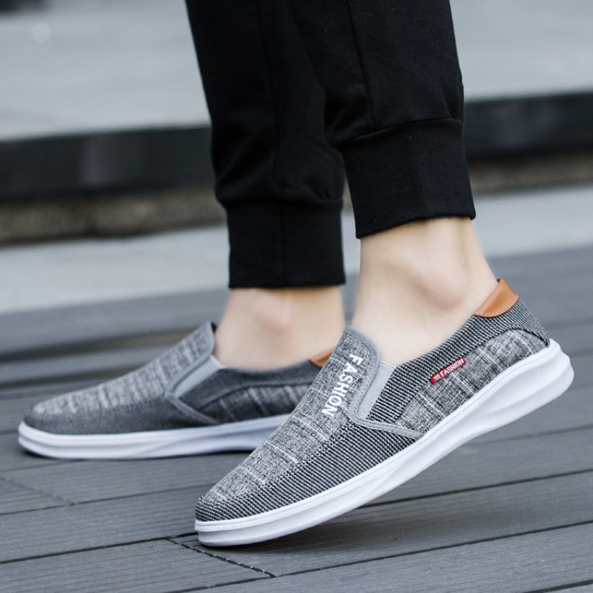 Giày lười vải nam đơn giản nam tính phù hợp cho mọi dịp ZATA-ZKL03 | BigBuy360 - bigbuy360.vn