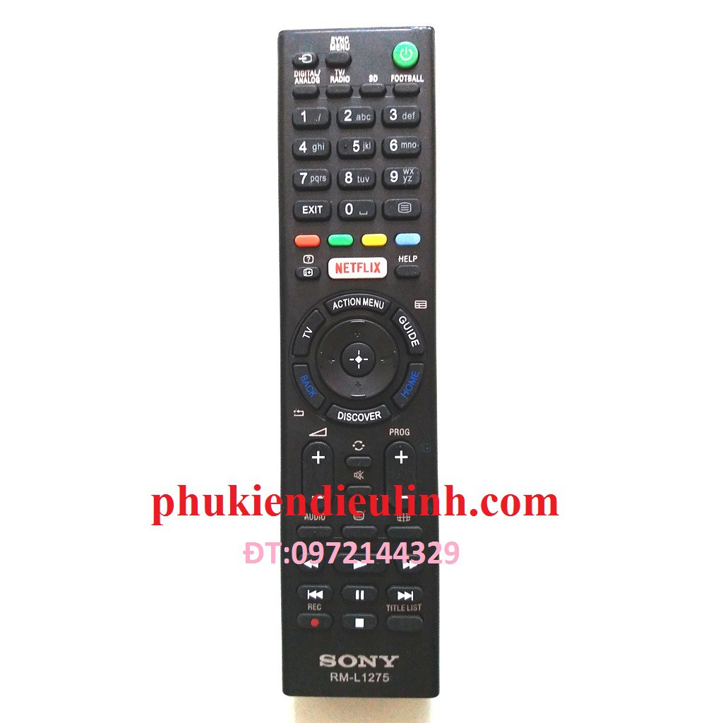 ĐIỀU KHIỂN TIVI SONY RM-L1275-TX200E-TX300P