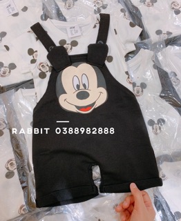 Set áo kèm yếm Mickey HM