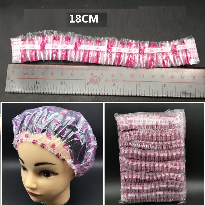 Set 20 50 100 Mũ Trùm Đầu Nilon Loại Tốt Sử Dụng Cho Salon Tóc Barbershop