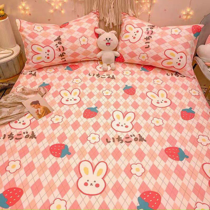 Bộ drap /Bộ ga trải giường cotton siêu mát, cao cấp hơn cotton Thắng Lợi, không xù lông