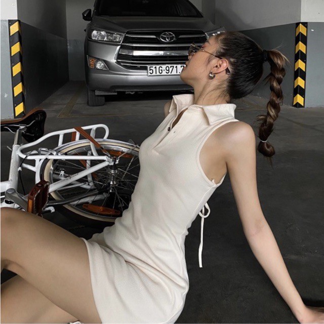 URBANGALS | Polo Cut-out Dress