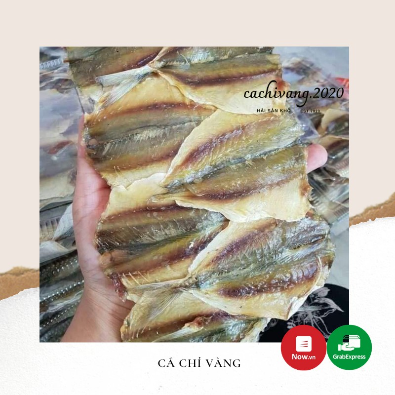 Khô Cá Chỉ Vàng Loại 1 Ngọt Thơm Bùi Phù Hợp Ăn Vặt Biếu Tặng - 500gr