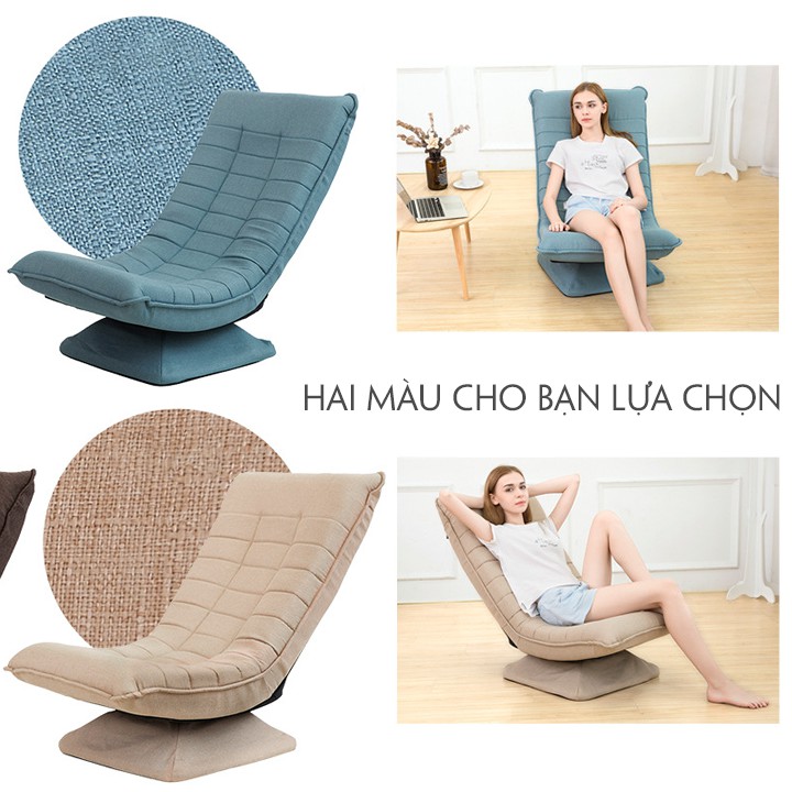 Sofa lười , Ghế tựa thư giãn , xoay 360 độ - đệm mút cao cấp êm ái sang trọng