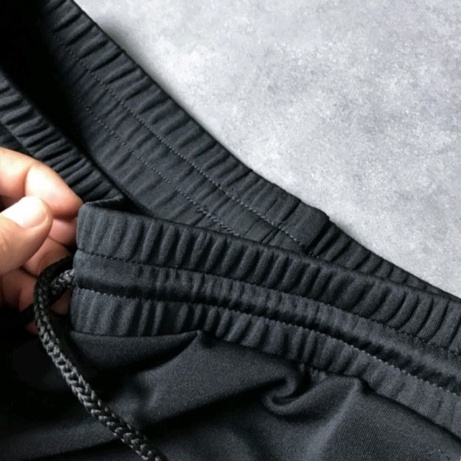 Quần Jogger Nam Nữ phối Sọc ống SUÔNG có KHÓA KÉO, thun Poly. Phong Cách Thể Dục Thể Thao Năng Động Cá Tính Unisex.