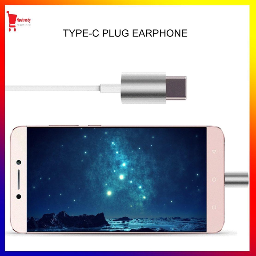 Tai Nghe Nhét Tai (0531) Cổng Usb Type-C Bằng Kim Loại Có Mic Cho Letv