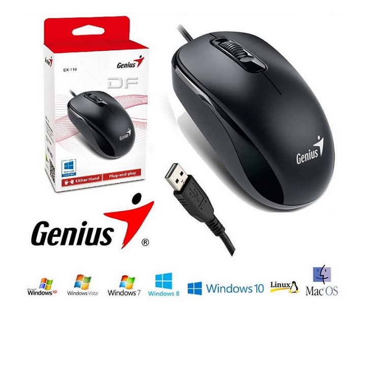 Chuột có dây Genius USB 110x/120x