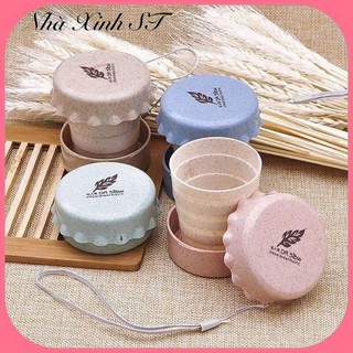 Cốc gấp gọn làm từ lúa mạch tiện lợi