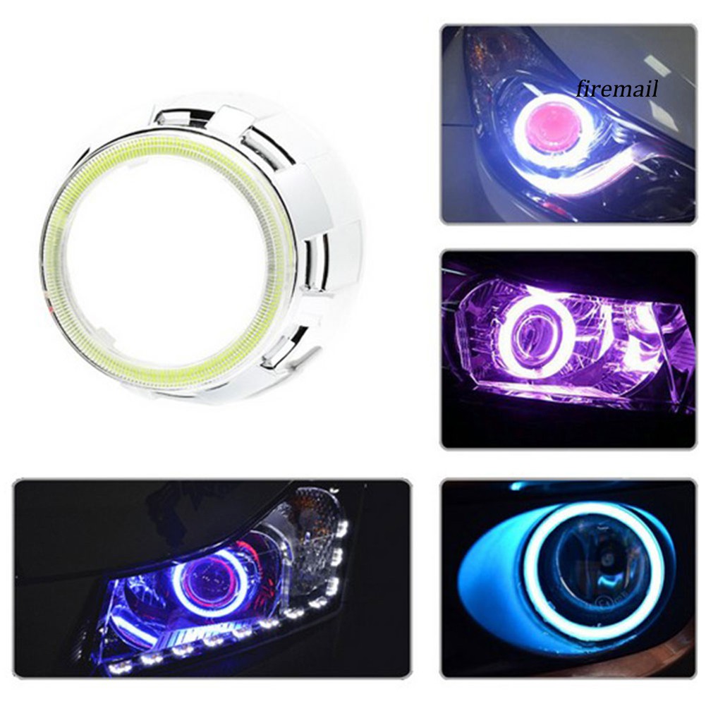Vòng Đèn LED COB 60mm - 120mm Cho Xe Hơi