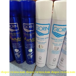 Keo Xịt Tóc Giữ Nếp Mềm Glorin 420 Ml.